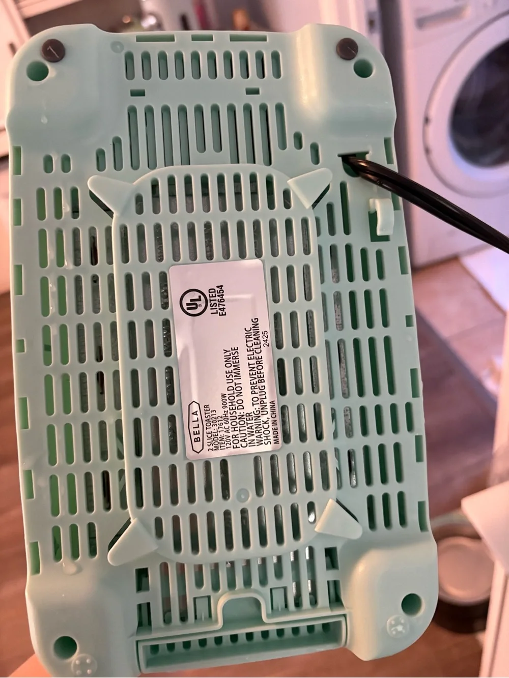 Abella Mint Green Retro Toaster Base